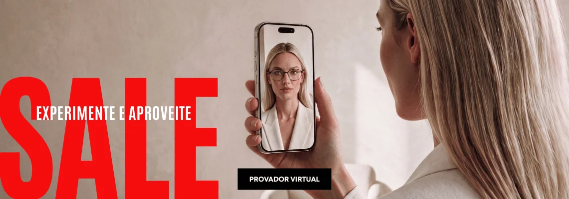 Experimente seu modelo de armação sem sair de casa