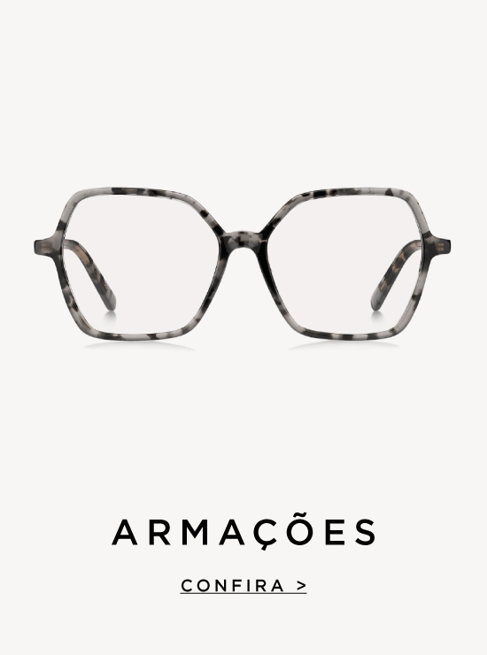 Armações das melhores marcas com 50%OFF