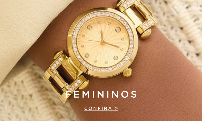 Relógios Feminos com 40%Off, Complemento perfeito