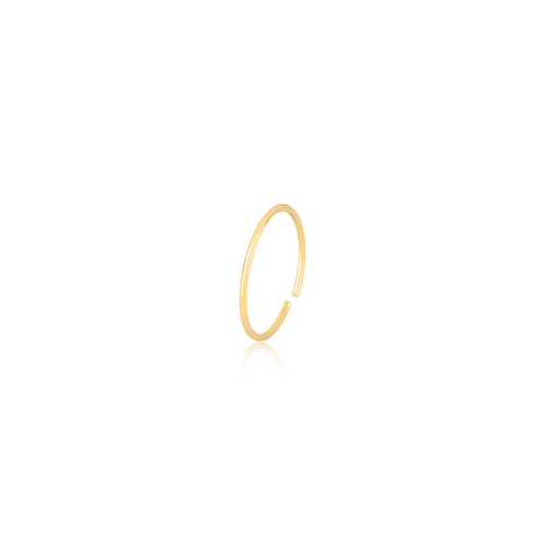 Piercing de nariz Essentials em ouro 18k argolinha polida