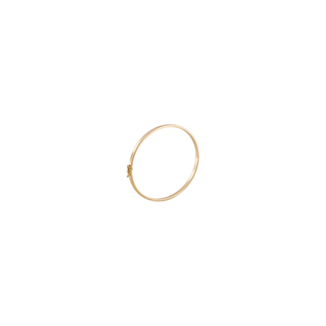 Pulseira Essentials bracelete ouro 18k fio retangular polida 2