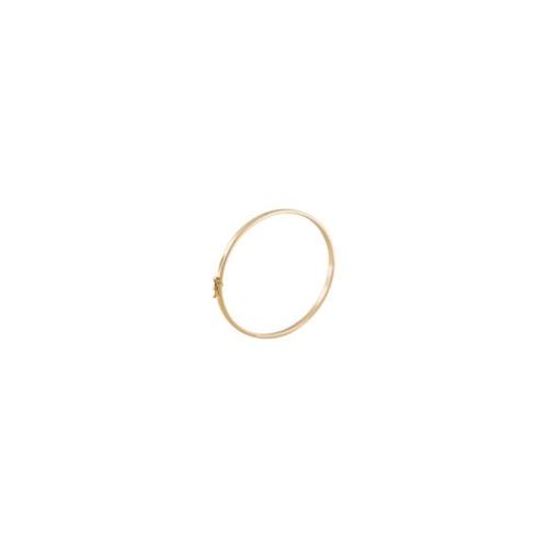 Pulseira Essentials bracelete ouro 18k fio retangular polida