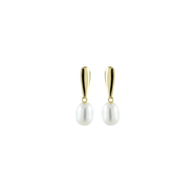 Brinco de Ouro 18k com Pérola 1