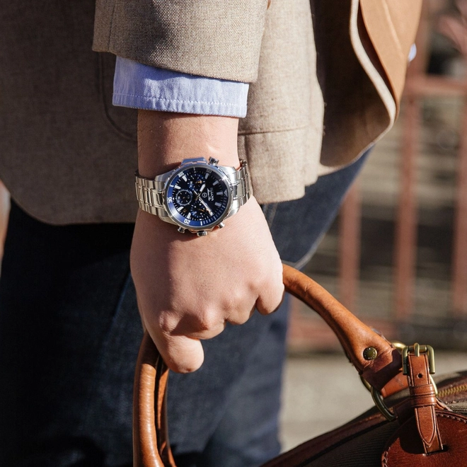 Relógio Bulova Marine Star Cronógrafo - 96B256 Azul 2