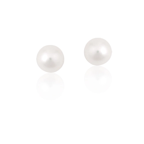 Brinco Essentials Stud ouro 18k solitário de Pérola 8MM