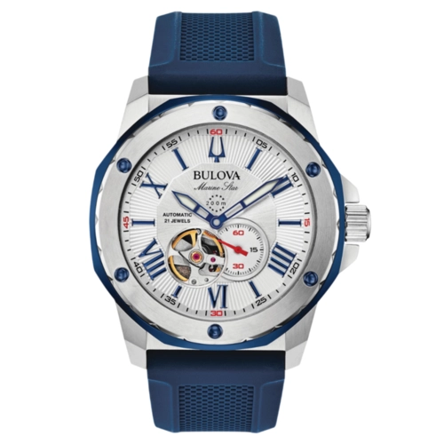 Relógio Bulova Marine Star Automático - 98A225 Prata