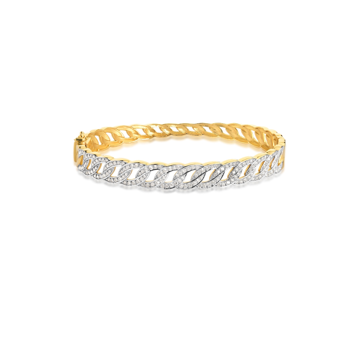 Pulseira De Ouro 18k Com Diamantes - CBR0034/A1 - Coliseu