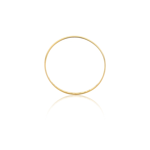 Aliança I Love You ouro 18k reta abaulada polida 1,8MM