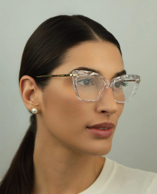 Óculos de Grau Dolce & Gabbana 0DG5025 3133 53 Acetato Transparente 4