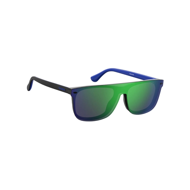 Óculos de Grau Havaianas com Clip-On PARATY/CS D51 54Z9 Acetato Preto e Azul com lentes na cor Verde Espelhado 3