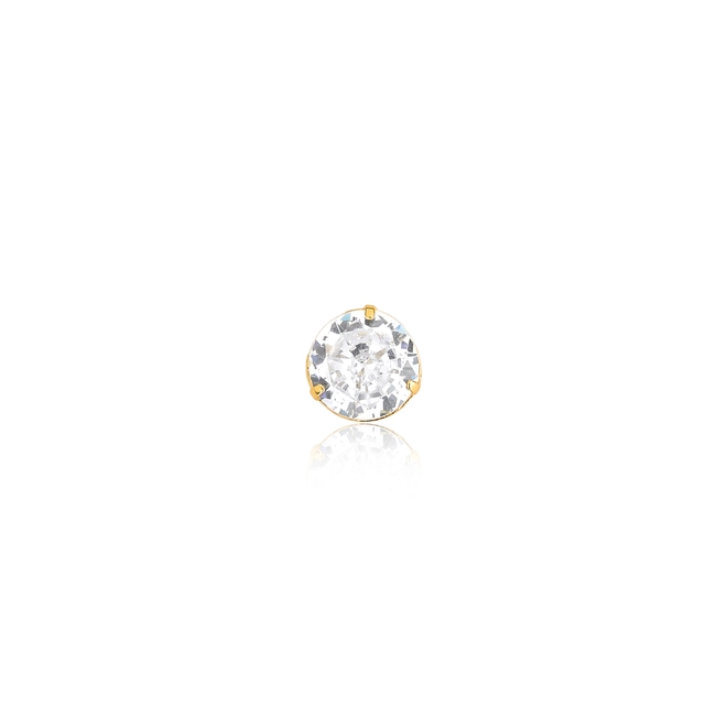 Pingente Essentials ponto de luz em ouro 18k com Zircônia branca 1