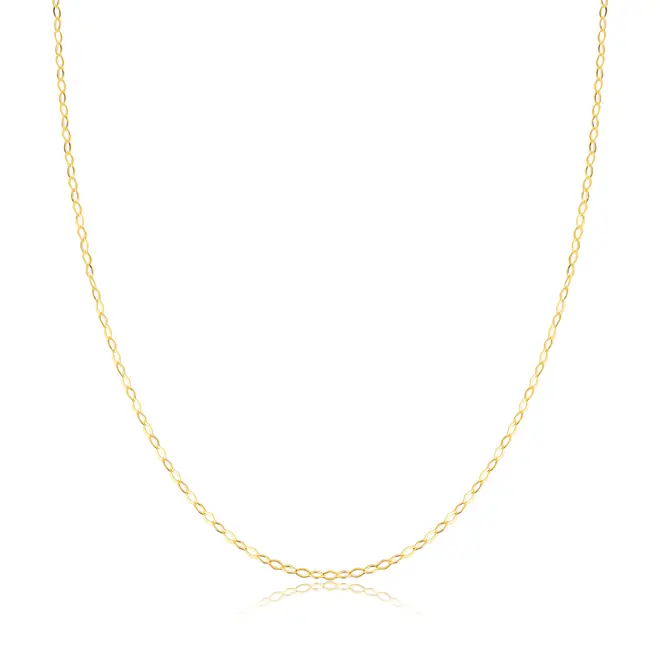 Corrente Essentials ouro 18k malha Americana 45cm 1