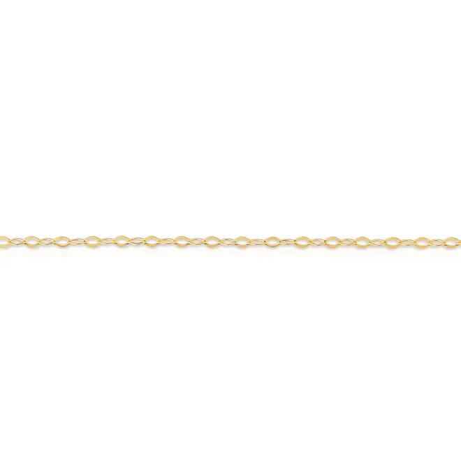Corrente Essentials ouro 18k malha Americana 45cm 2