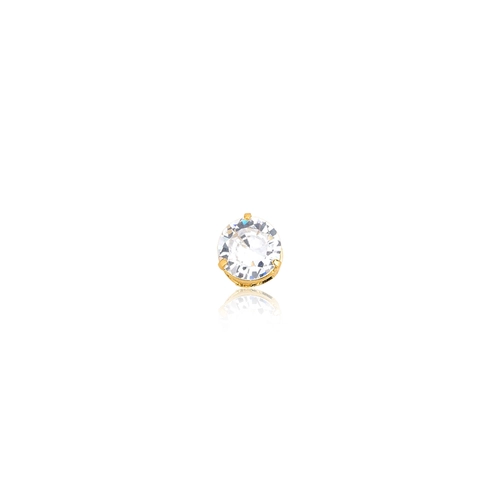 Pingente Essentials ponto de luz ouro 18k de Zircônia branca