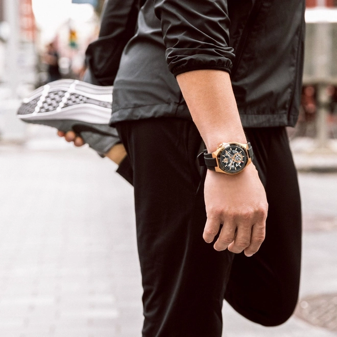 Relógio Bulova Machine Skeleton Automatic - 98A177 Preto 2