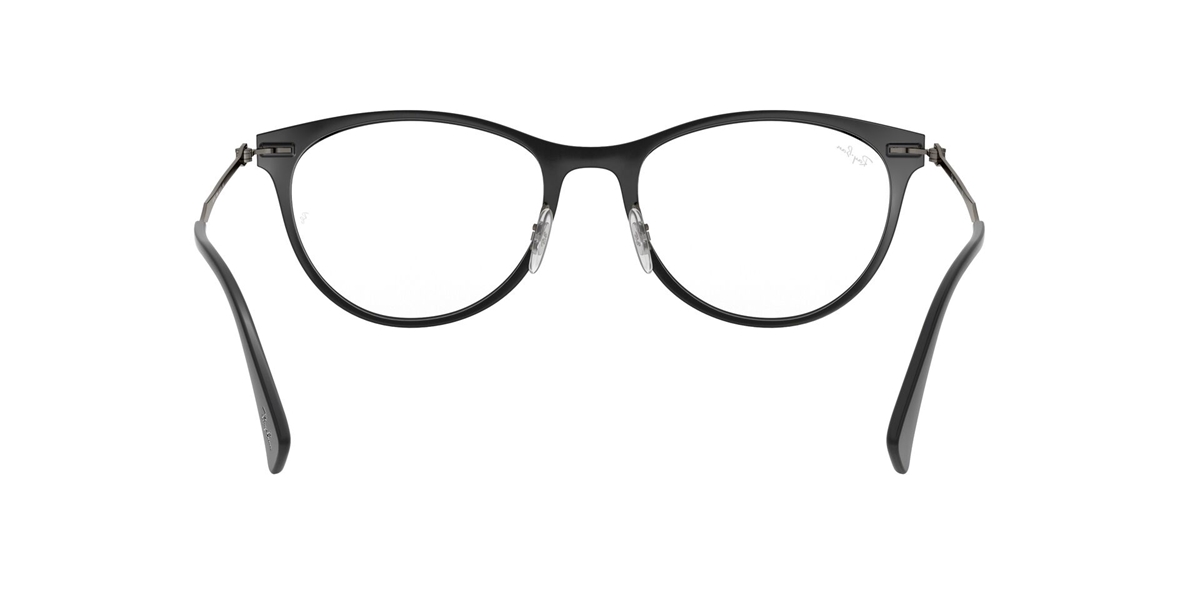 Óculos de Grau Feminino Ray Ban RX7185L Transparente com Preto