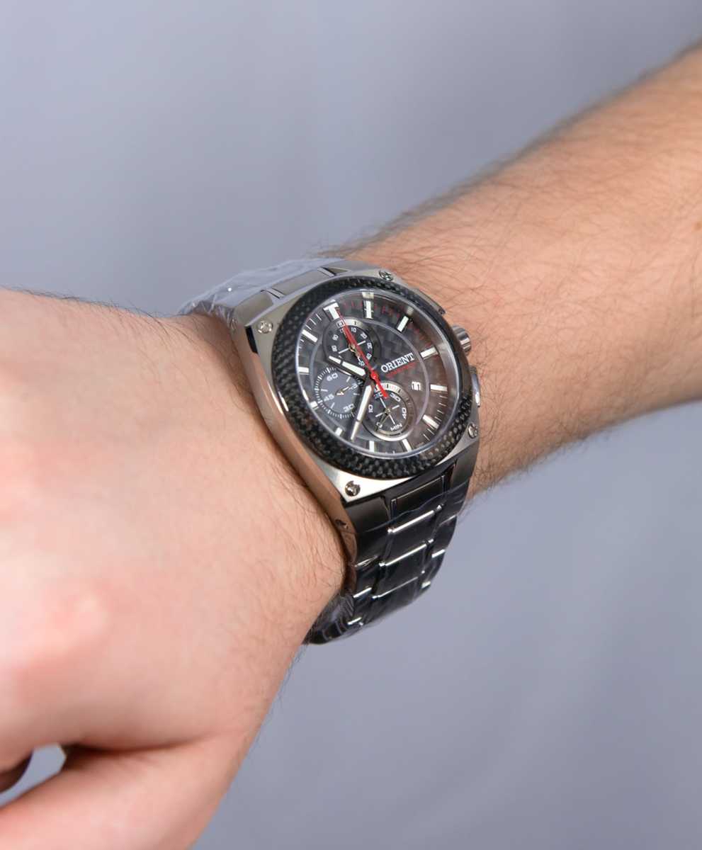 Relógio Masculino Esportivo ORIENT Automático Troca Pulseira 469FT001 P2SX