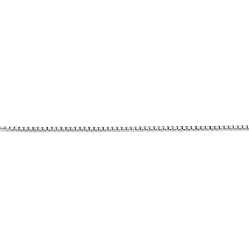 Corrente malha Veneziana ouro branco 18k polida 45CM