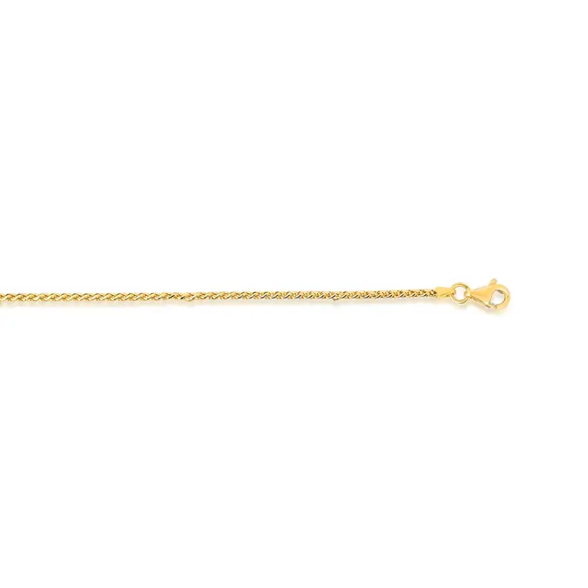 Corrente malha Palmeira ouro 18k polida 40CM 4