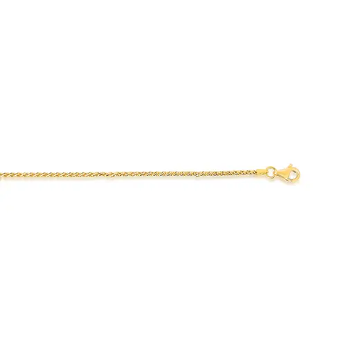 Corrente malha Palmeira ouro 18k polida 40CM