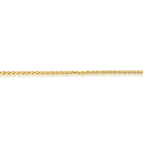 Corrente malha Palmeira ouro 18k polida 40CM