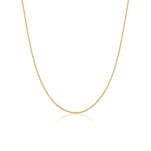 Corrente malha Veneziana ouro 18k polida 70CM