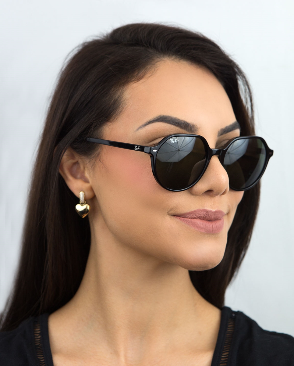 Buy Ray-Ban brown 0Rb2195 Oversized Sunglasses for Women