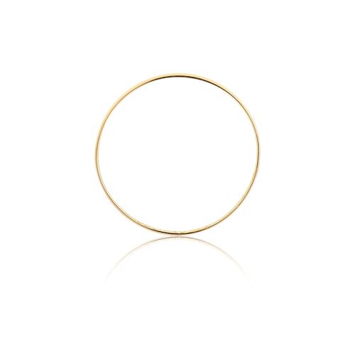 Aliança I Love You reta abaulada ouro 18k polida 1,3MM