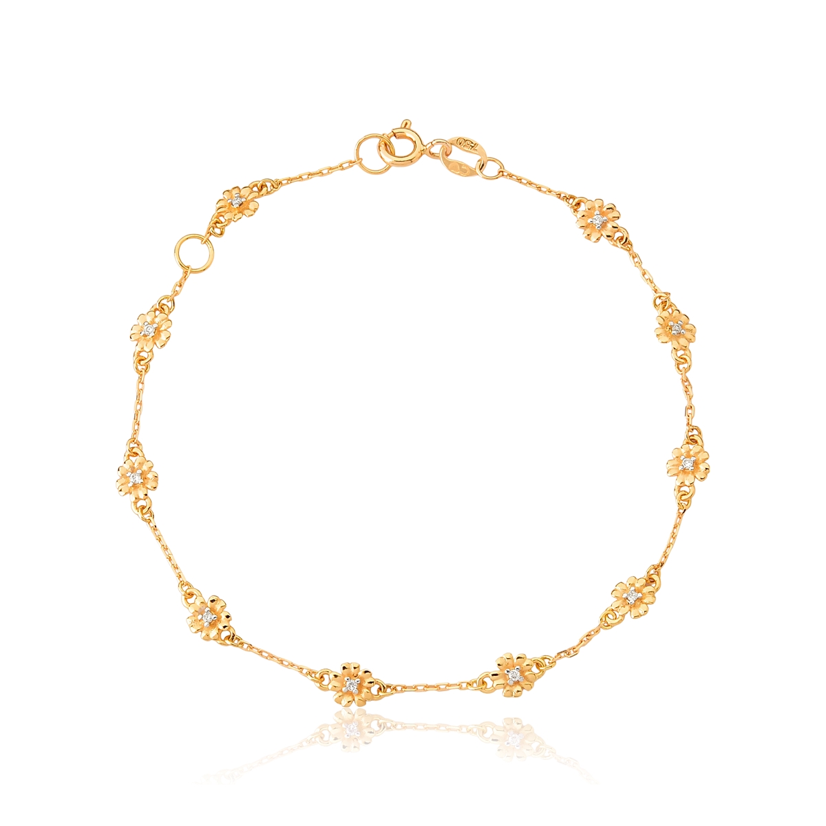 Pulseira em ouro 18k Bracelete Flecha com Diamante pu03852 - Joiasgold  Mobile