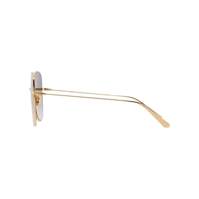 Óculos de Sol Christian Dior DiorStellaire BU CD40004U_5930B Metal Dourado com lentes na cor Fumê Degradê 3