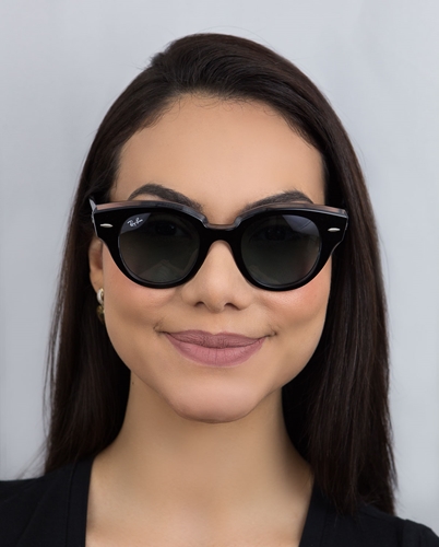 Ray ban black hot sale cat eye sunglasses