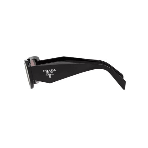Óculos de Sol Prada 0PR 17WS 1AB5S049 Acetato Preto com lentes na cor Cinza Espelhado