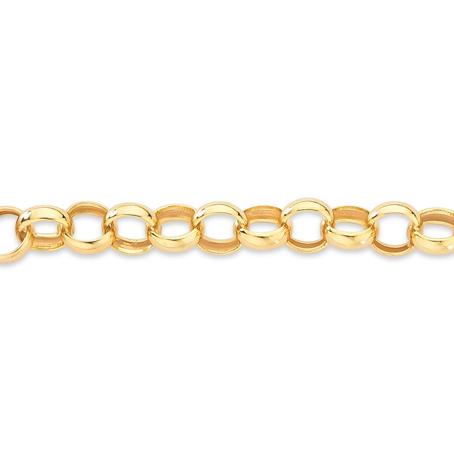 Pulseira de Ouro 18k Feminina Elo Portugês 19cm 4mm Largura - Site