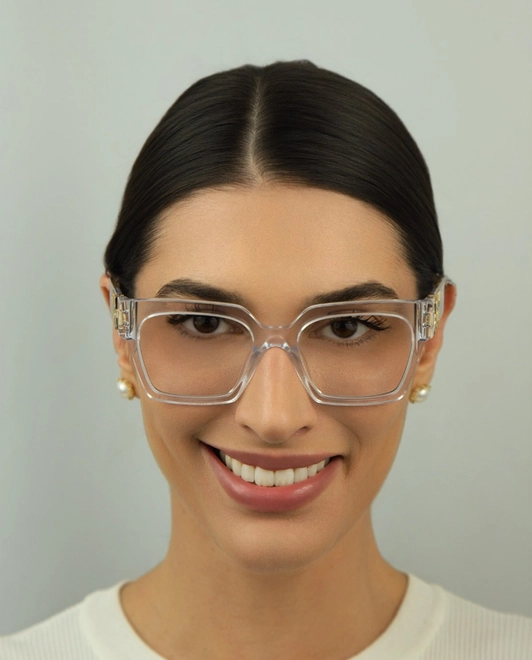 Óculos de Grau Miu Miu 0MU 04UV 2AZ1O152 Acetato Transparente 2