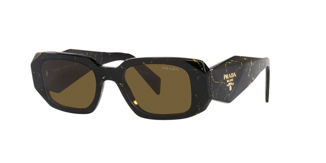 Óculos de Sol Prada Preto e Amarelo