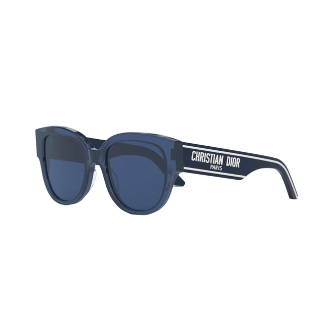 Óculos de Sol Christian Dior CD40021U_5490V Acetato Azul com lentes na cor Azul 1