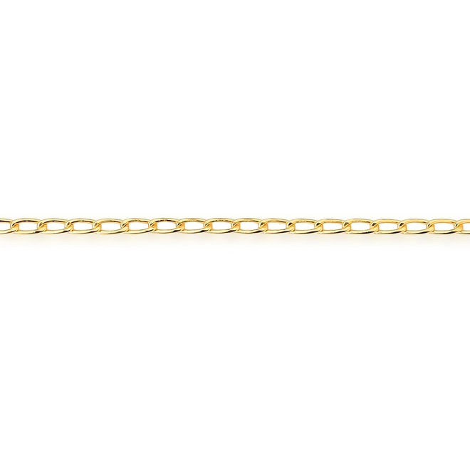 Corrente For me elo Groumet prata 925 banho dourado 60CM 2