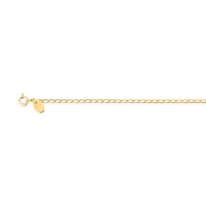 Corrente For me elo Groumet prata 925 banho dourado 60CM 4