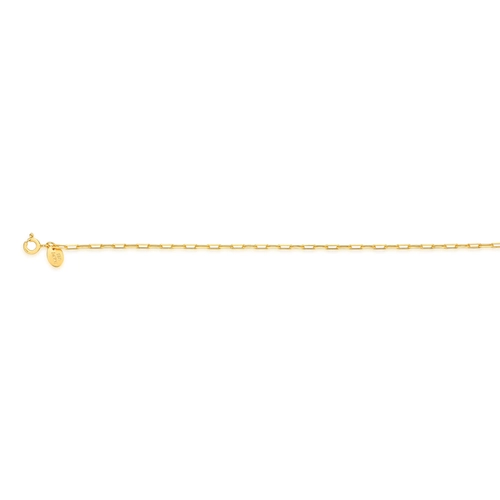 Corrente For me elo Cadeado alongado prata 925 dourada 60cm