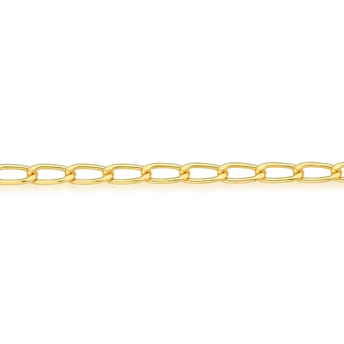 Corrente For me elo Groumet prata 925 dourada com 60CM