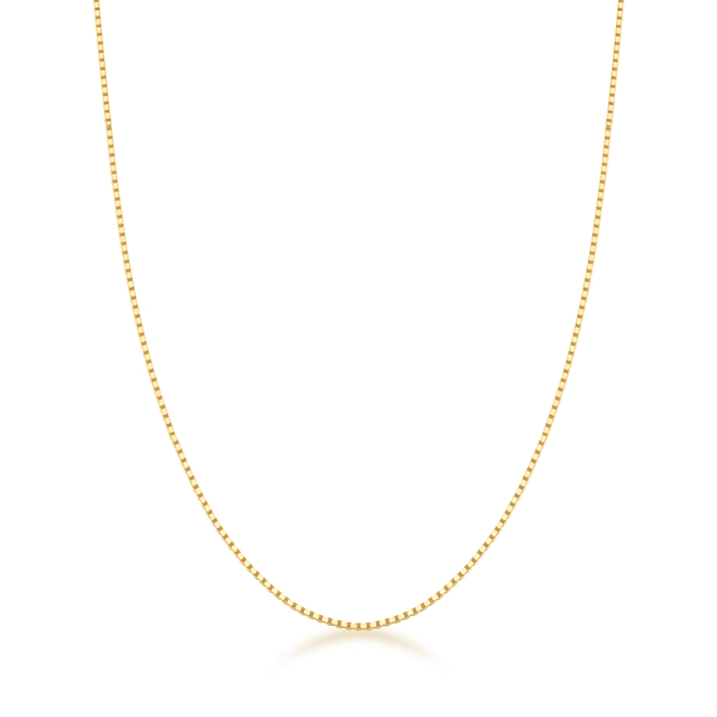 Corrente For me malha Veneziana prata 925 com banho dourado 45CM 1