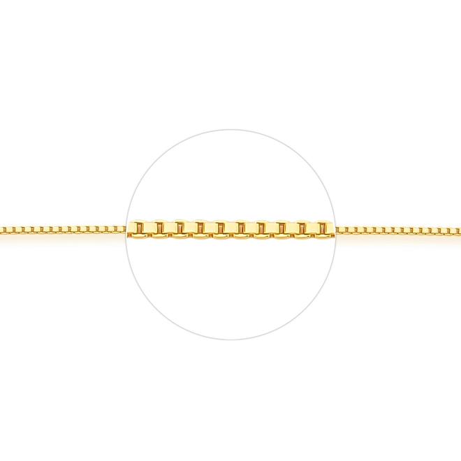 Corrente For Me malha Veneziana prata 925 dourada 40/45cm 3
