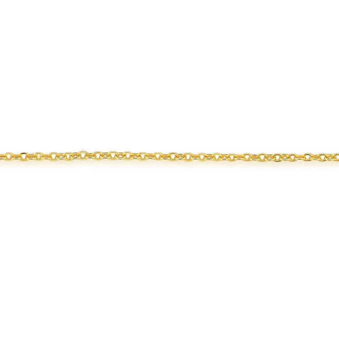 Corrente For me elo Cadeado batida prata 925 dourada 40/45cm 2