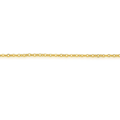 Corrente For me elo Cadeado batida prata 925 dourada 40/45cm