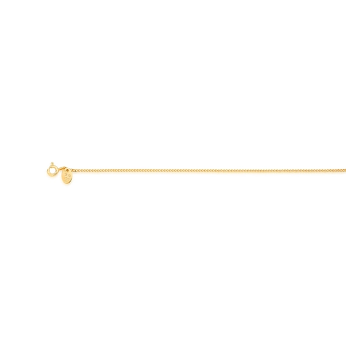 Corrente For me elo Groumet prata 925 dourada Diamantada 40/45CM