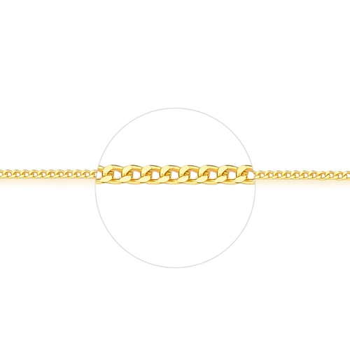 Corrente For me elo Groumet prata 925 dourada Diamantada 40/45CM
