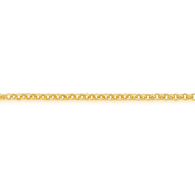 Corrente For me Elo português prata 925 com banho dourado 40/45cm 2