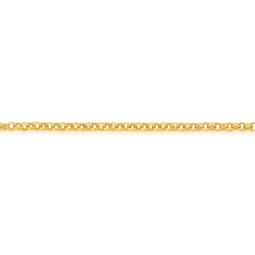 Corrente For me Elo português prata 925 com banho dourado 40/45cm