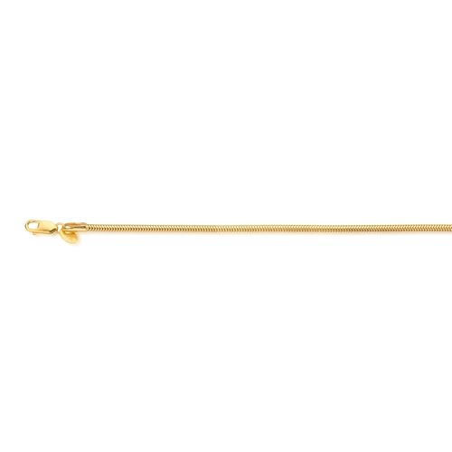 Corrente For me Rabo de rato prata 925 dourada 40CM