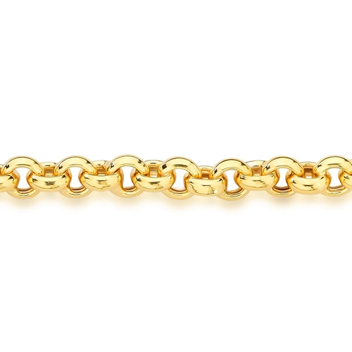 Pulseira For me elo Português prata 925 dourada 20CM